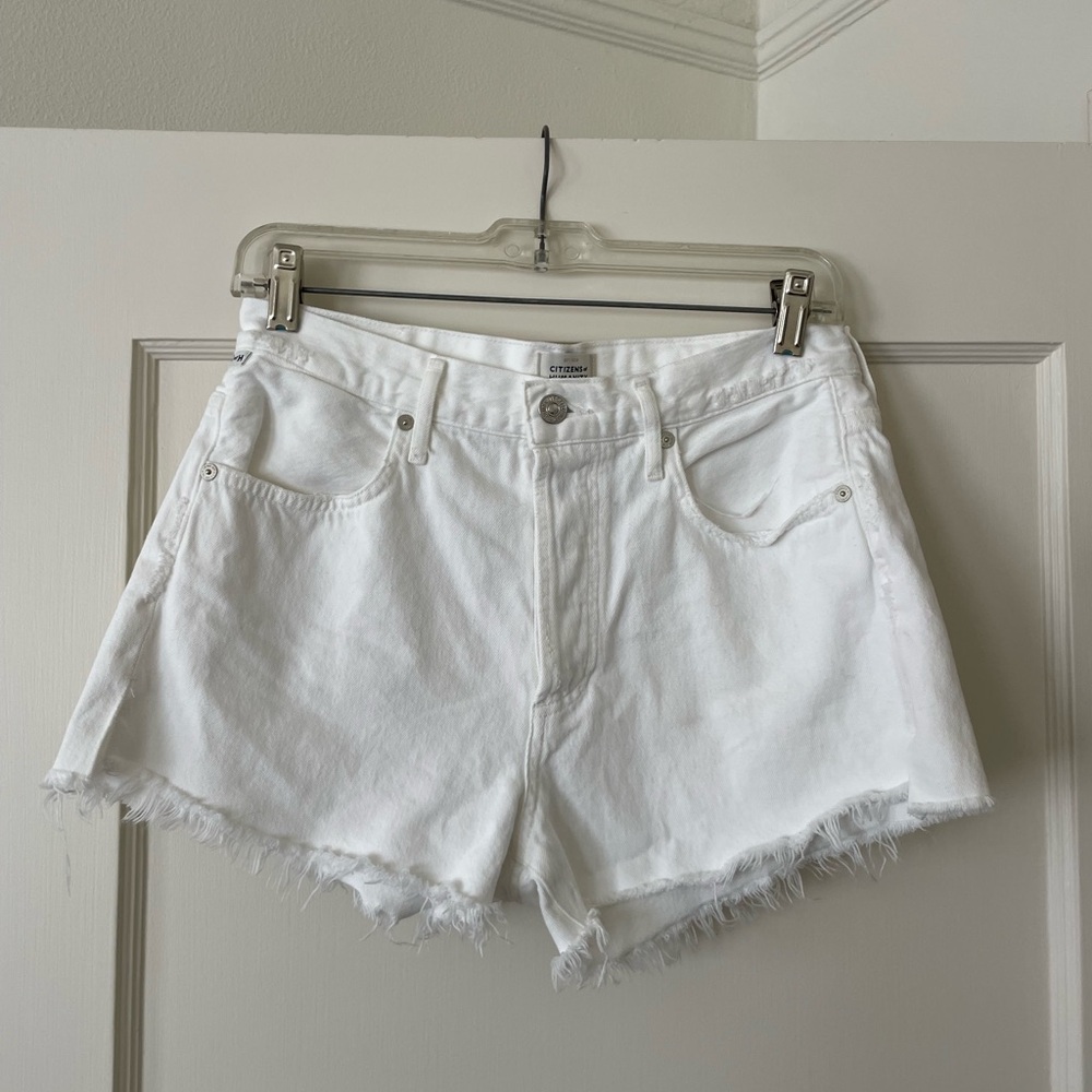 Citizens of Humanity Annabelle Shorts - White
